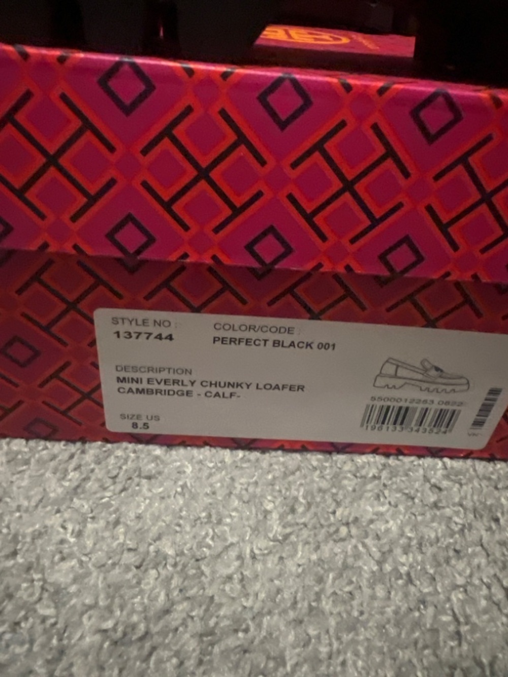 Women’s Tory Burch, chunky Cambridge calf loafer - Picture 4 of 4
